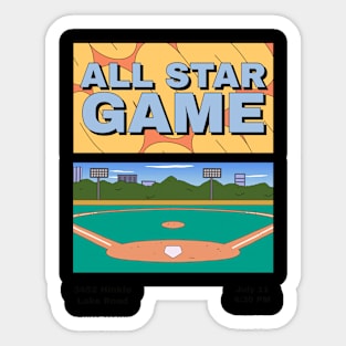 All Star Game Sticker